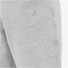 Nigel Cabourn Men's Embroidered arrow Sweat Pant in Grey Marl