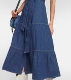 Polo Ralph Lauren Denim midi dress