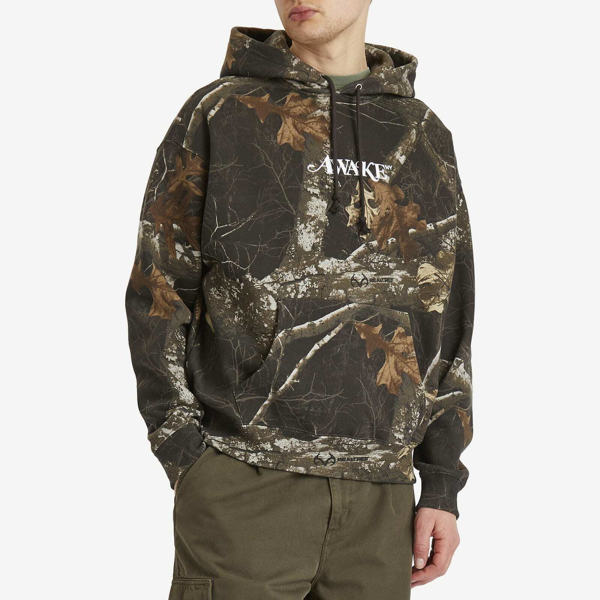 【AWAKE NY】Awake NY ×  Crest Hoodie Awake NY Classic Logo Men's Hoodie Black AWK-SP25-HD002-BL