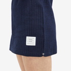 Thom Browne Women's Mini Jacquard Polo Dress in Navy