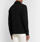 James Perse - Supima Cotton-Jersey Polo Shirt - Black