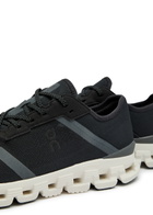 ON Cloud X 4 AD Panelled Mesh-knit Sneakers Black
