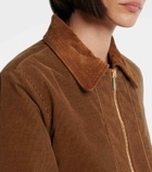 Thom Browne Wale cotton corduroy down jacket