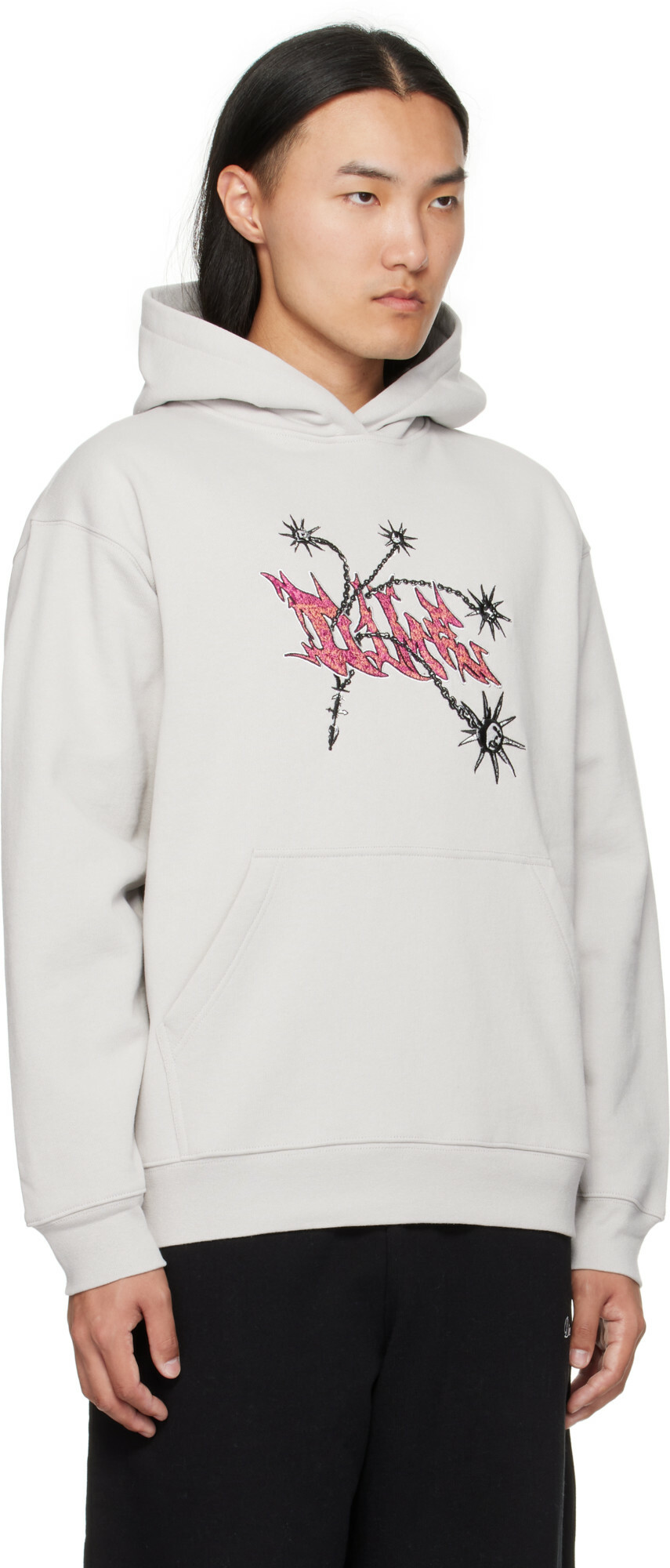 Dime Gray Frail Hoodie