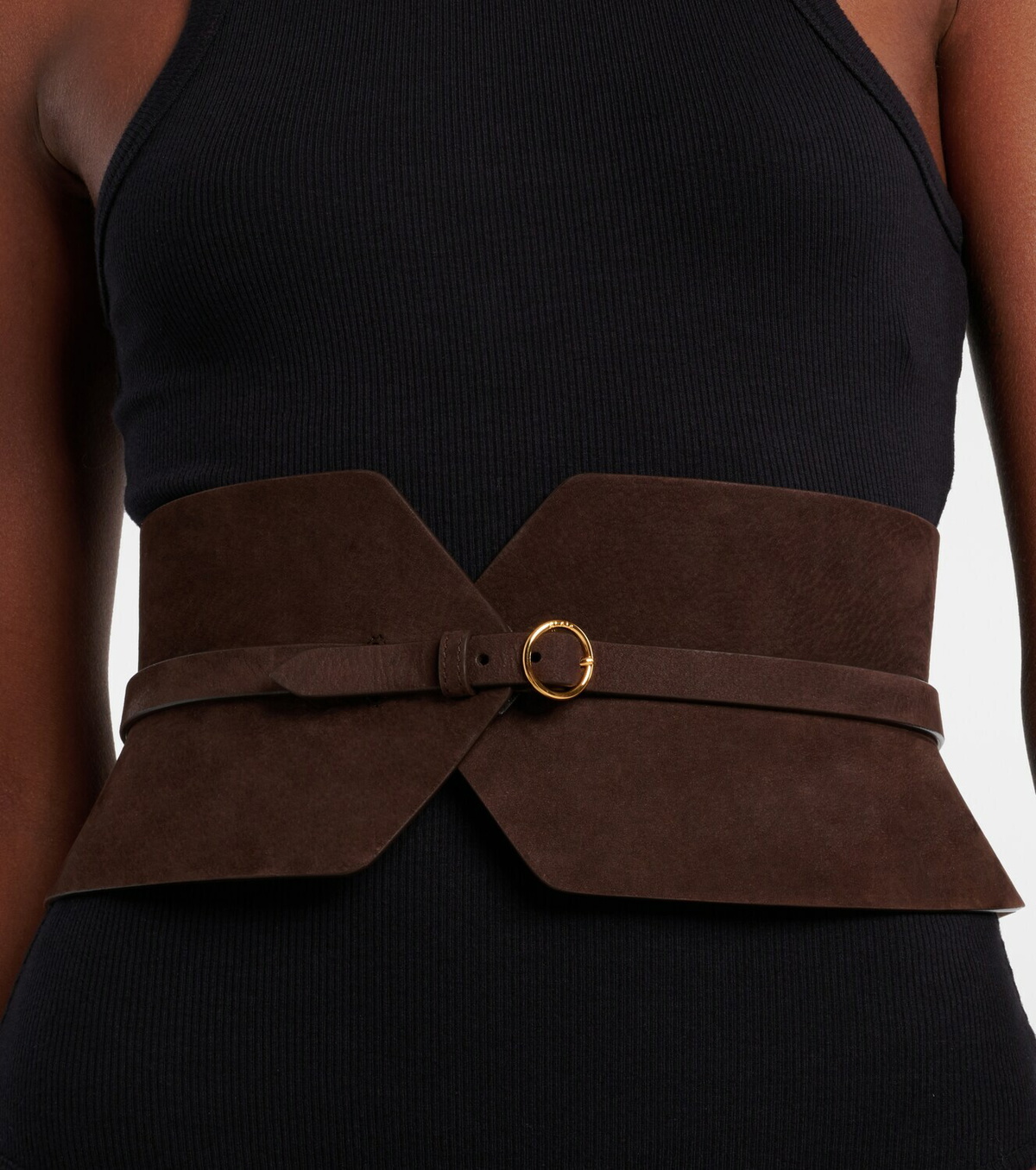 Alaïa Suede corset belt