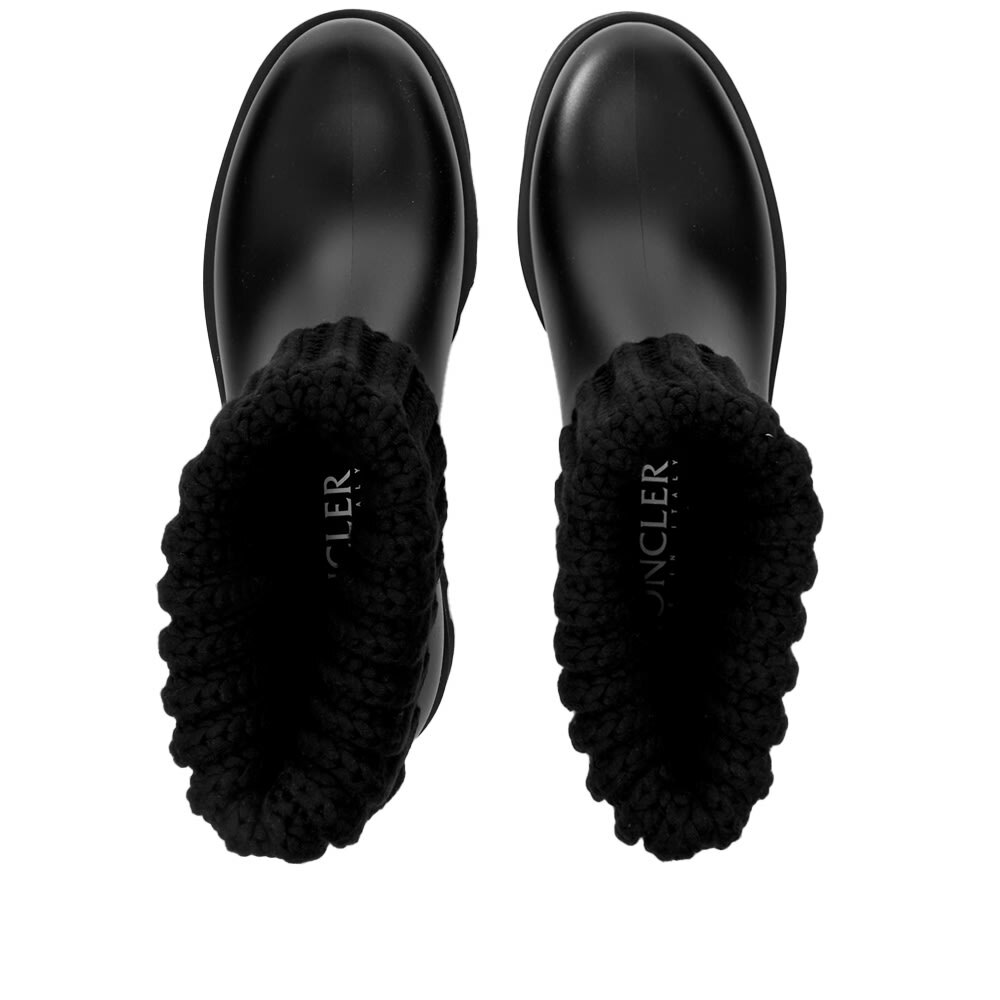 Moncler Women's Ginette Rain Boot in Black Moncler