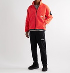 The North Face - NSE Pumori Expedition Logo-Appliquéd Polartec Fleece Jacket - Red