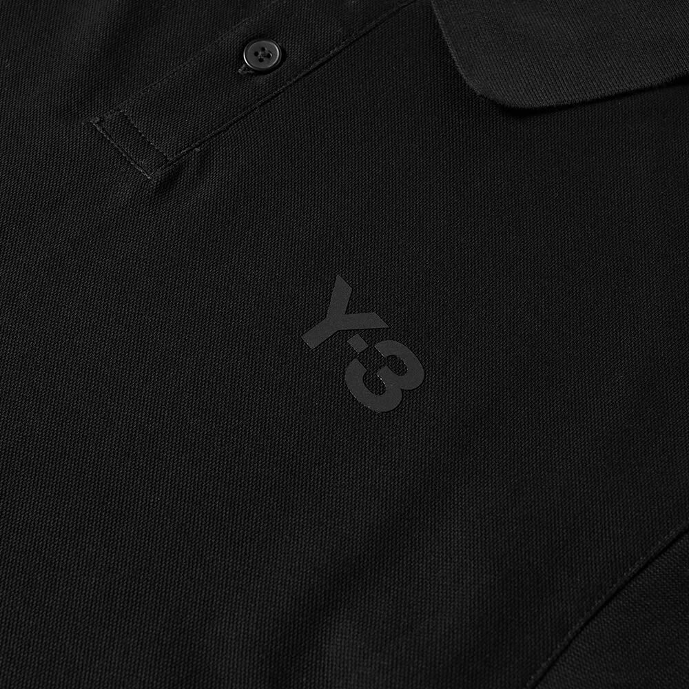 Y-3 Men's Classic Logo Polo Shirt in Black