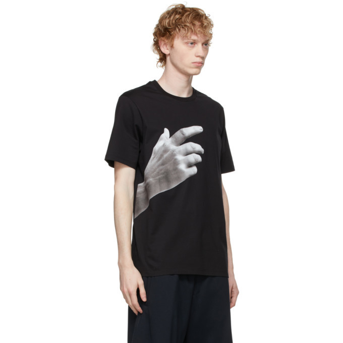 Neil Barrett Black The Other Hand T-Shirt Neil Barrett