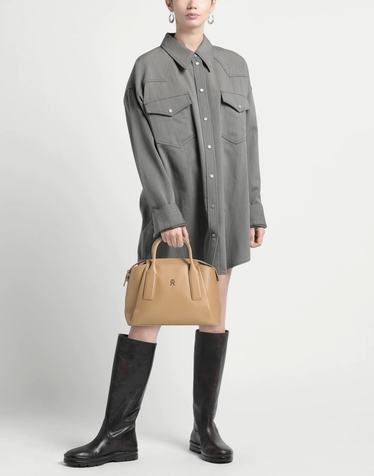 Tommy Hilfiger Womens Handbag Light brown