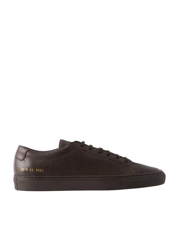 Photo: Common Projects - Achilles Leather Sneakers - Brown
