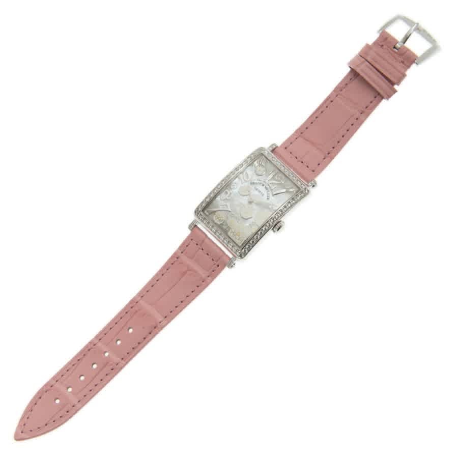 Franck Muller Long Island Quartz Diamond White Mother of Pearl Dial Unisex Watch 952QZRELMOPBCD1RLS(AC)