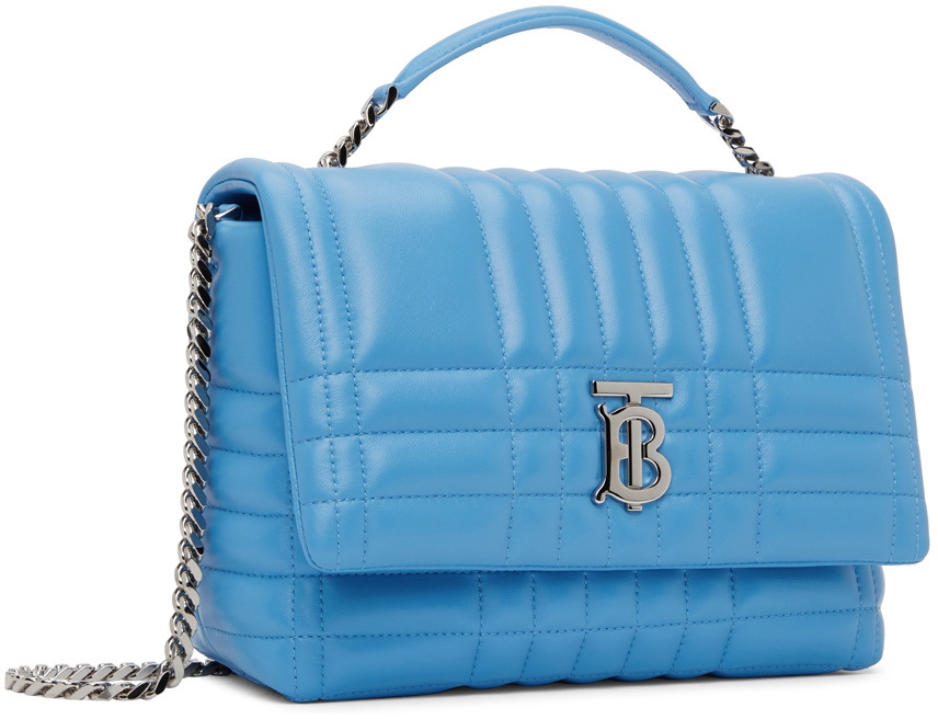 Burberry Small Lola Bucket Bag in Blue