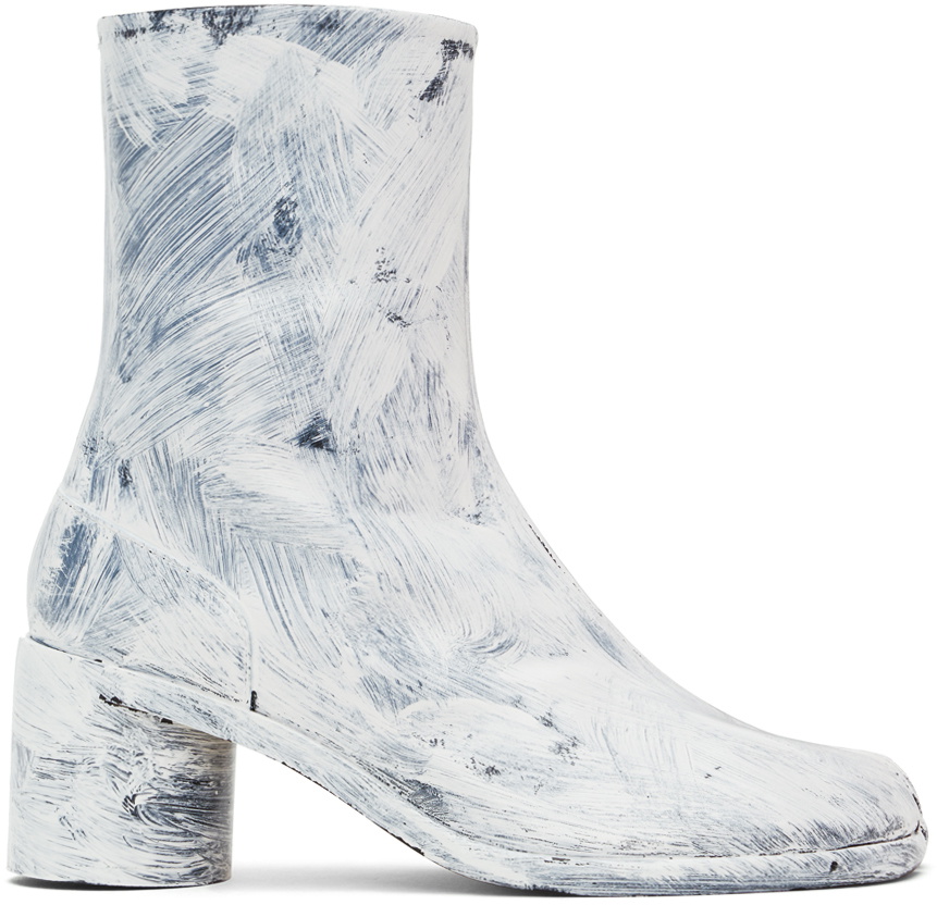 Maison Margiela 'Tabi Bianchetto' Ankle Boots - Women's 7