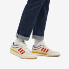 Adidas x Wood Wood Forum Low Sneakers in Off White/Altered Amber/Yel
