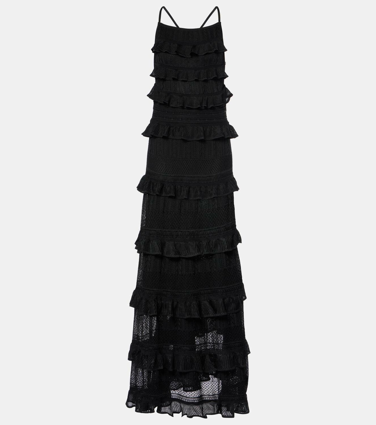 【Zimmermann】Illustration ruffled knitted maxi dress Zimmermann Illustration ruffled knitted maxi dress Zimmermann