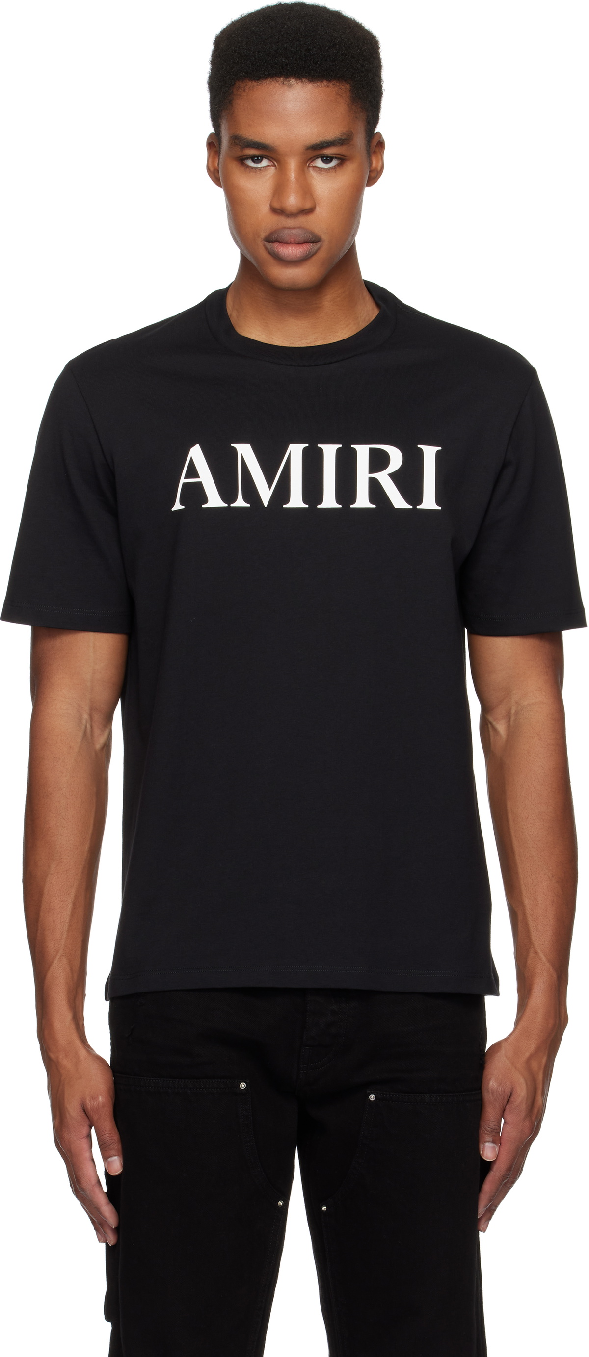 AMIRI Black 'AMIRI' Core Logo T-shirt Amiri