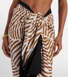 ViX Paula Hermanny Printed beach cover-up