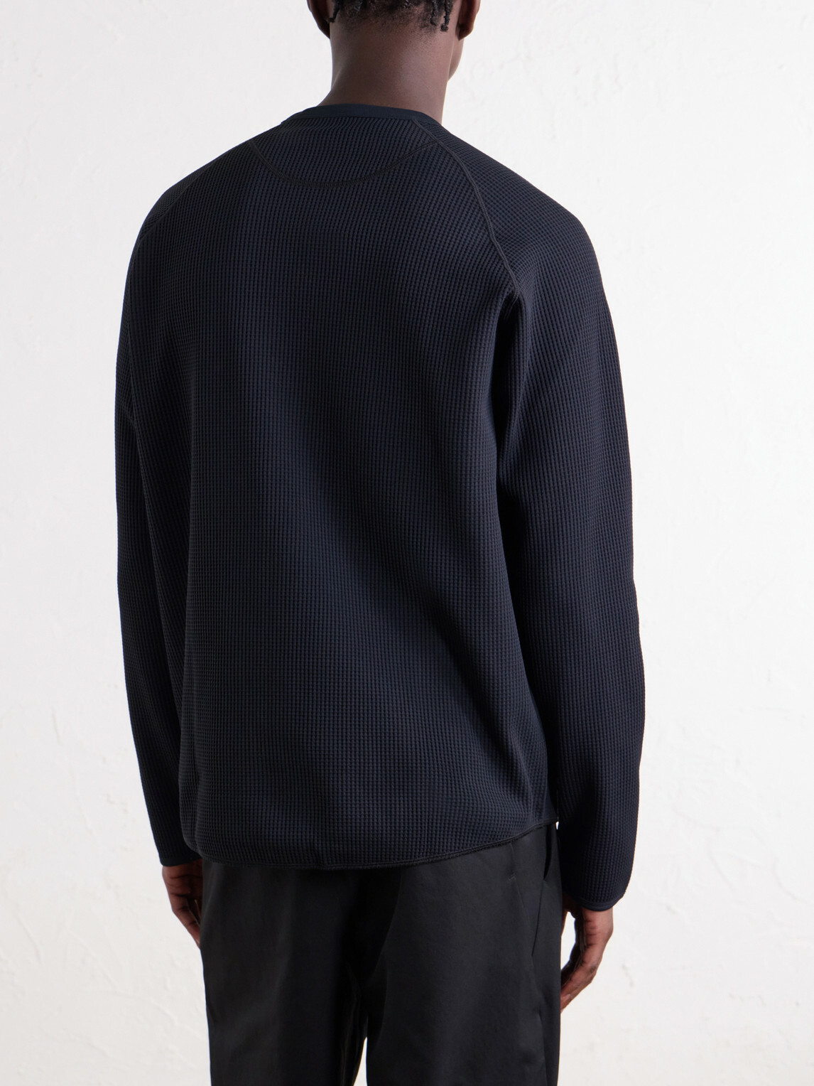 Goldwin - Waffle-Knit T-Shirt - Black