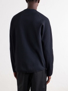 Goldwin - Waffle-Knit T-Shirt - Black
