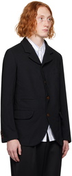 Comme des Garçons Homme Deux Black Button Blazer