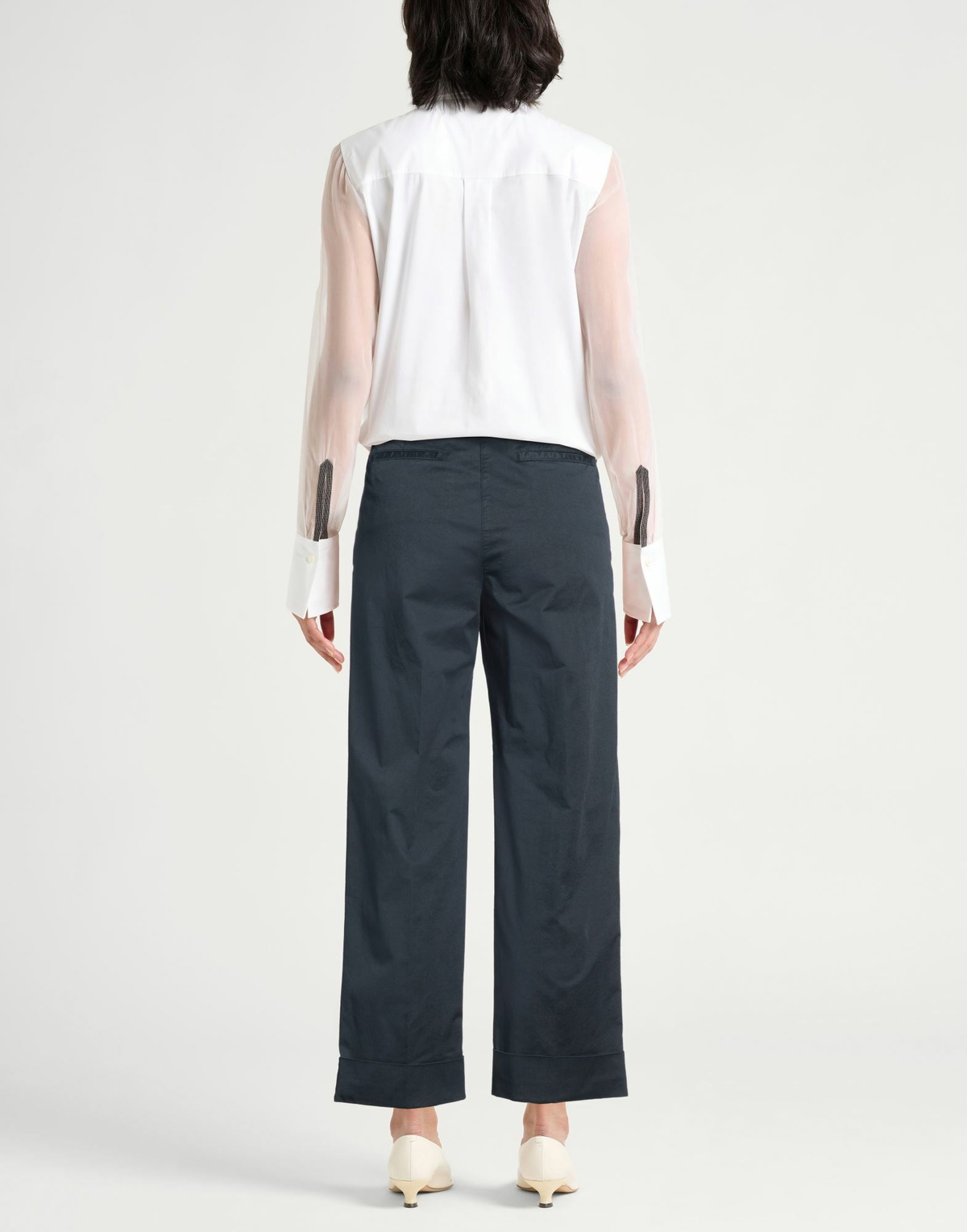 Peserico Womens Pants Midnight in Blue