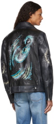 Acne Studios Black Painted Jacket