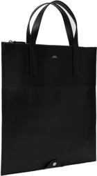 A.P.C. Black Charles Tote