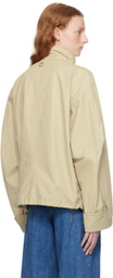 Wooyoungmi Beige High Neck Jacket
