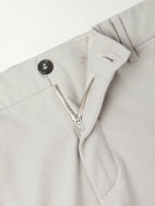 Eleventy - Straight-Leg Cotton-Blend Twill Chino - Neutrals