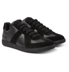 Maison Margiela - Replica Leather and Suede Sneakers - Men - Black