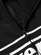 Givenchy - Logo-Print Cotton-Blend Tech-Jersey Track Jacket - Black