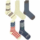 Anonymous Ism Men's Holiday Socks Gift Box in Multi