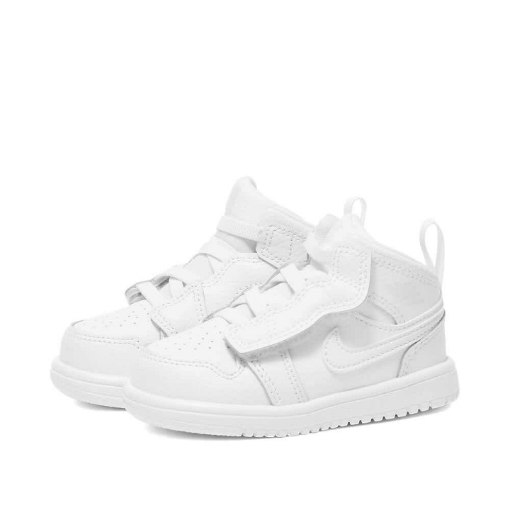 Photo: Air Jordan 1 Mid BT Sneakers in White