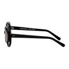 Martine Rose Navy Bug-Eye Cat-Eye Sunglasses