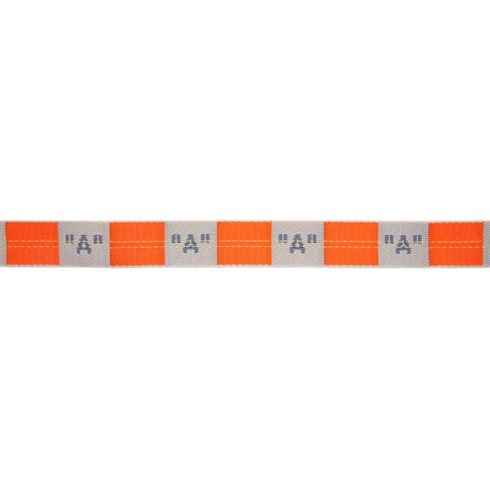 Photo: Off-White Orange and Grey A Industrial Belt 