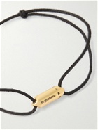 Le Gramme - 3g Cord and 18-Karat Gold Bracelet