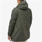 Rains Men's Glacial Parka Jacket in Green