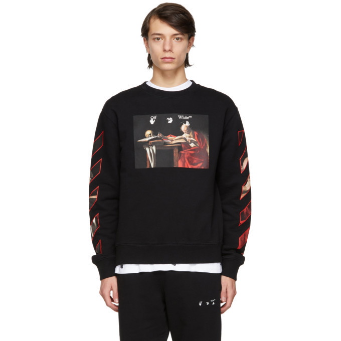 Photo: Off-White Black Slim Caravaggio Sweatshirt