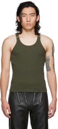 Dion Lee Green E-Hook Tank Top