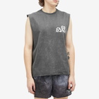 Over Over Men's Broken Records Easy Tank Top in Grey