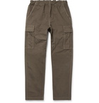 OrSlow - Tapered Cotton-Canvas Cargo Trousers - Green