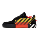 Off-White Black and Yellow Low Vulcanized Sneakers