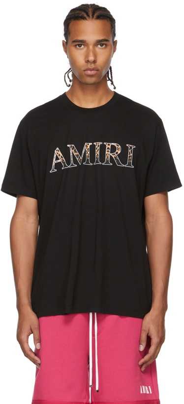 Photo: AMIRI White Leopard Logo T-Shirt