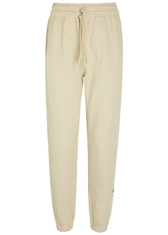 Photo: Adidas X Stella Mccartney Logo-print Cotton Sweatpants Beige