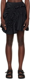 Cecilie Bahnsen Black Odessa Miniskirt