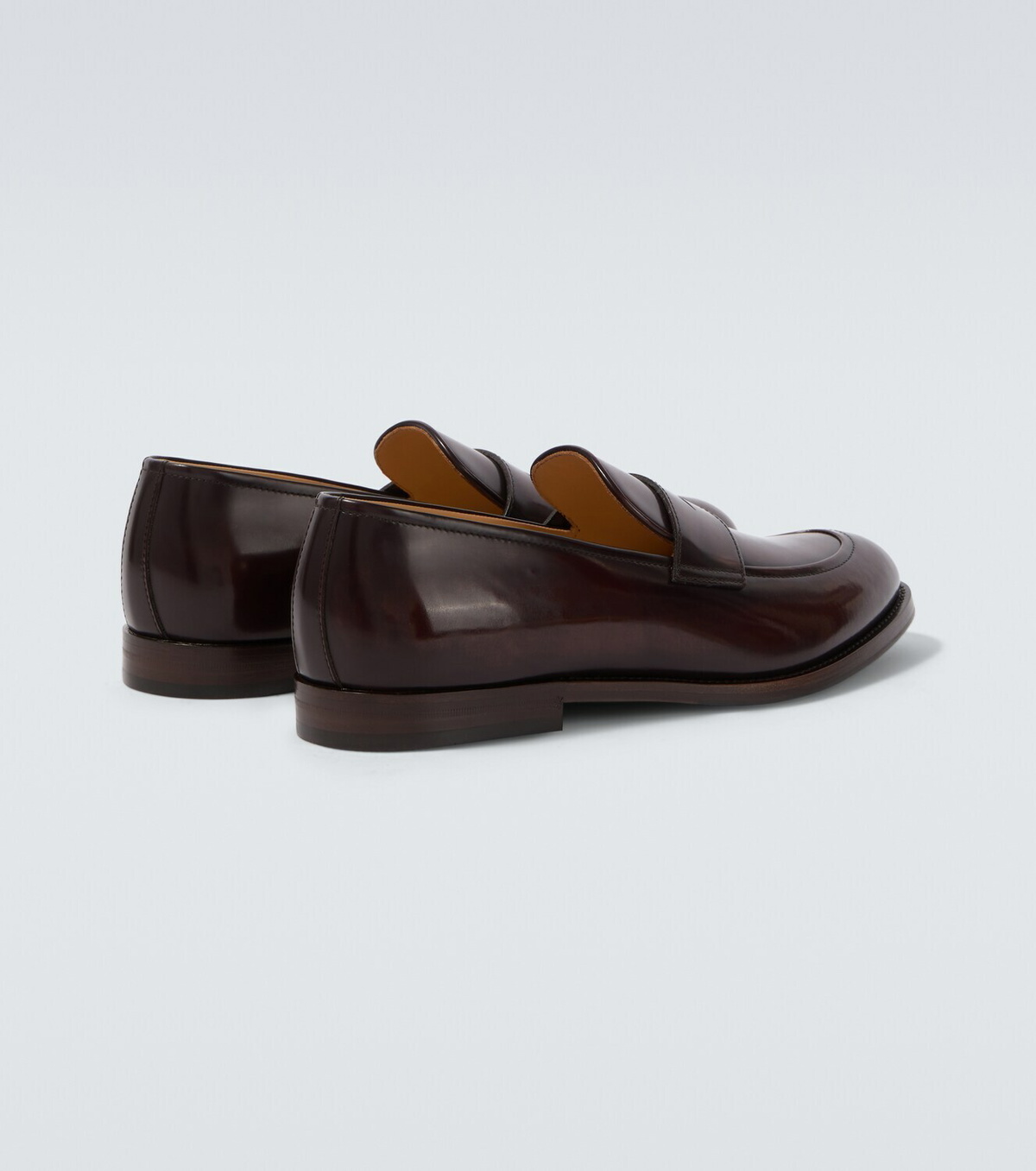 Brunello Cucinelli Leather penny loafers