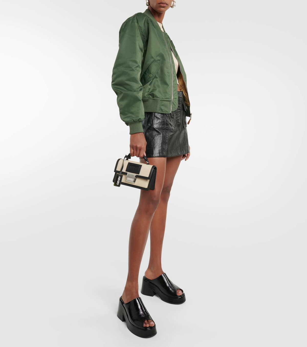 Kenzo Rue Vivienne canvas crossbody bag Kenzo