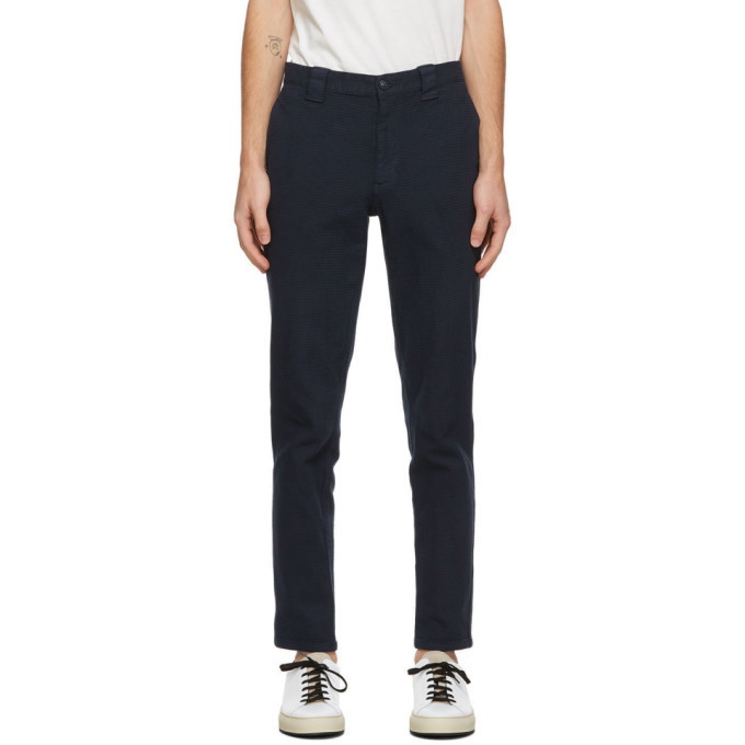 Photo: Blue Blue Japan Navy Shadow Square Trousers