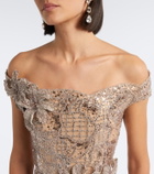 Elie Saab Embellished silk-blend tulle gown